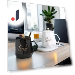 Electric Mug with Smart Temperature Control — Beverage Warmers, QIANBAIDI