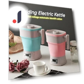 Foldable Silicone Kettle with Touch Insulation — Kettles & Tea Machines, Refreshing Home
