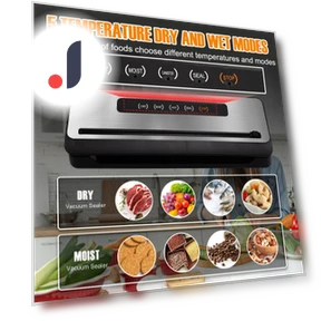 High-Quality External Vacuum Sealer with Built-in Cutter — Vacuum Bags, Jakemy