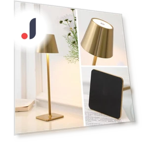 Minimalist Retro Coffee Shop Atmosphere LED Desk Lamp — Study & Desk Lighting