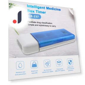 Portable Mini Pill Box with Timer Reminder — Medication Accessories, Beautyyy