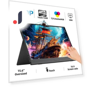 Portable Touchscreen Monitor — Display Solutions, Rizy