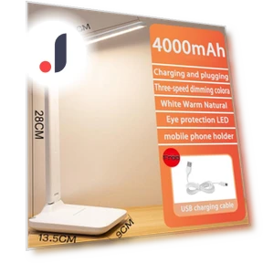 Rechargeable Foldable Eye Protection Desk Lamp — Reading Lights, liuxinyu