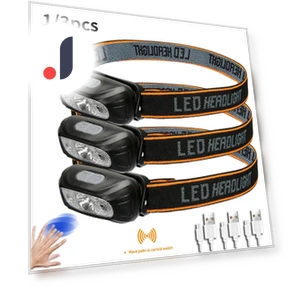 Rechargeable Touch Headlamp — Flashlights, SHIJIN Light