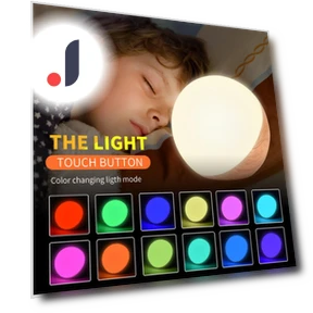 Rechargeable Touch Night Light with Remote Control — Night Lights, Binchi Lighting Appliances