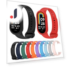 Silicone Protective Case + Strap — Fitness Bands, Xiaomi