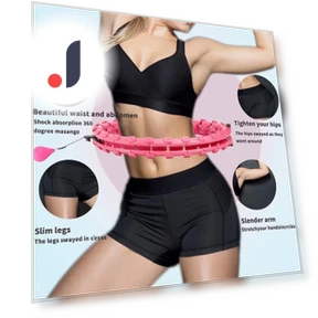 Smart Detachable Massage Hula Hoop — Kids Fitness, XiaoyuDD