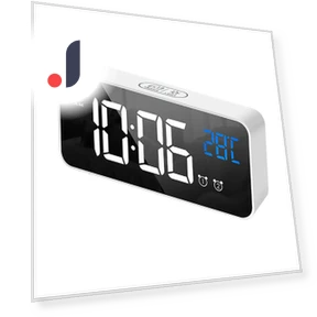 Smart LED Digital Alarm Clock — Alarm, Factory Discount Outlet