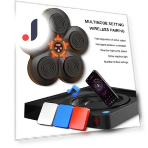 Smart Music Boxing Machine — Boxing Training Gear, Binchi Keji Travel