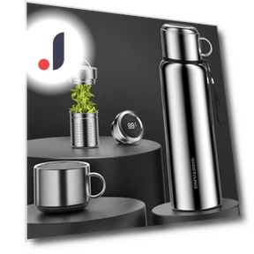 Smart Temperature Display Vacuum Insulated Thermos — Flasks, Refreshing Home
