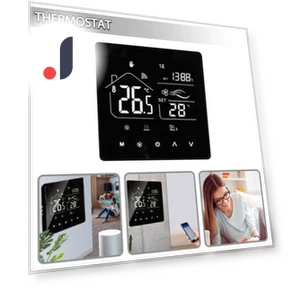 Smart Thermostat with Floor Heating — Home Climate Control, YuHeng 01