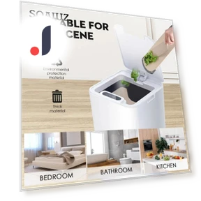 Smart Touch Sensor Trash Can — Kitchen Cans, Refreshing Home
