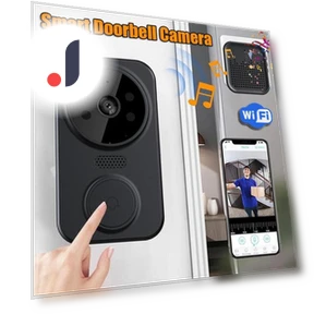 Smart Wireless Wi-Fi Video Doorbell — Smart Home Security, Factory Discount Outlet