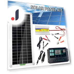 Solar Panel Kit with Dual USB Ports — Solar & Wind Power, YuHeng 01