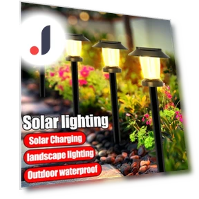 Solar Powered LED Garden Light — Outdoor Security & Flood Lighting, YWZT Decorative lights
