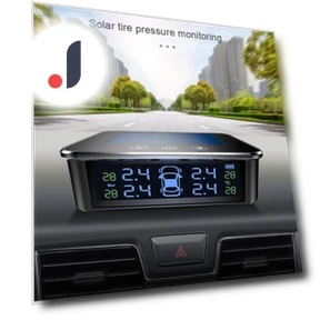 Solar Smart Car Digital Tire Pressure Monitoring System — TPMS Sensor Replacements, Cars Auto Home