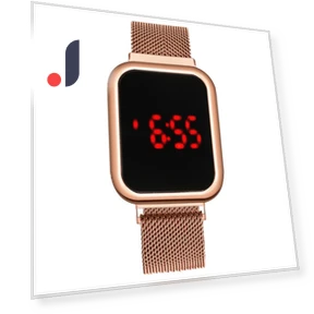 Square LED Touch Men's Watch — Timepieces, Dream shoe edge