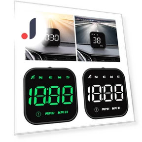 Universal GPS HUD Head Up Display LED Speedometer — Location Tracking Devices, Xudikou