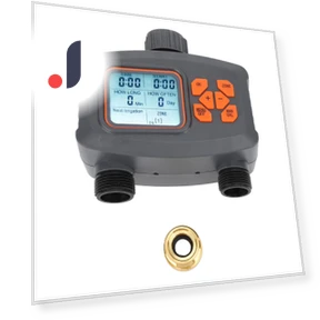 Watering Timer with 2 Outlet Hoses — Controllers, Betifor-duoqiao