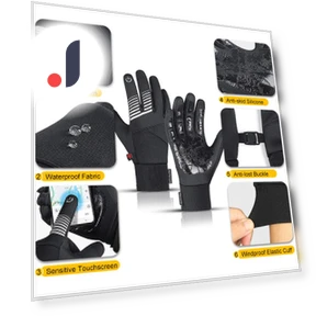 Waterproof Touchscreen Winter Gloves — Gloves & Mittens, TOMTOP JMS