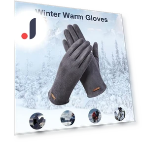 Winter Quilted Touchscreen Gloves — Gloves, ANBS