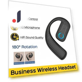 Wireless Bluetooth Business Headset with Microphone — Headsets, Junmaocun