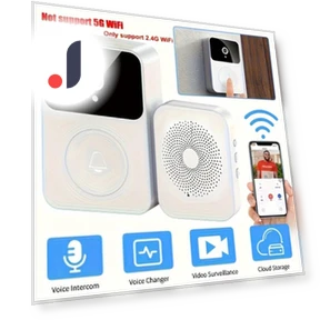 Wireless Doorbell Camera — Smart Home Security, Living style
