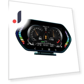 360 Degree OBD2 Sensor Display Split Bracket Multifunctional Car Display — Car Accessories & Gadgets