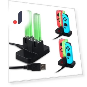 4-in-1 LED Charging Dock Stand — Power Solutions, Global Express