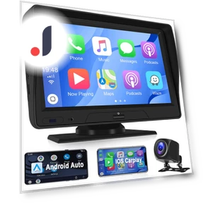 7-inch Car Dash Cam with Rearview Monitor — Rearview Cameras for Cars, Podofo