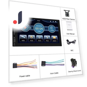7-inch Touchscreen Car Stereo with Carplay — Stereo Receivers, HOME-Auto-001