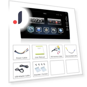 8-inch 2-Din Car Radio — Navigation & GPS Accessories, HOME-Auto-001