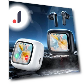 Active Noise Cancelling Headphones with Smart Touch Screen — In-Ear Headphones, CANKE
