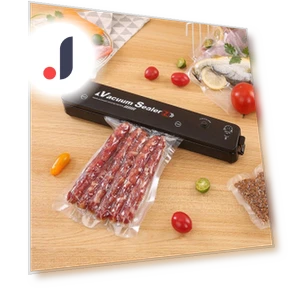 Automatic Vacuum Food Sealer with 10 Vacuum Bags — Vacuum Bags, Factory Discount Outlet