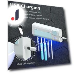 Automatic Wall-Mounted Toothbrush Sterilizer — Toothbrush Holders, TOP-HOME MALL