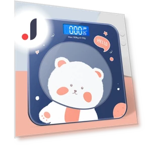 Cartoon Bear Smart Bathroom Scale — Weight Management Tools, Refreshing Home