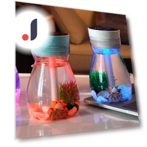 Cute Wish Bottle Smart Air Humidifier — Air Moisturizers, Essager Electronic