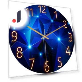 Digital Wall Clock — Wall, Factory Discount Outlet