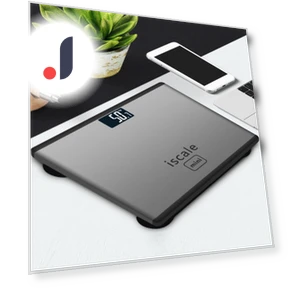 Electronic LCD Floor Scale — Weight Management Tools, DC-Home-2