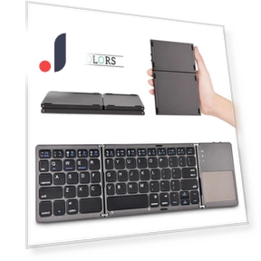 Mini Foldable Keyboard with Touchpad — Keyboards, A powerful man