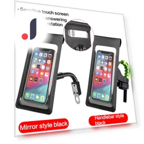 Motorcycle MTB Bicycle Touchscreen Waterproof Phone Bag — Cases, TOP MALL-004