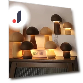 Multicolor LED Mushroom Night Light — Night Lights, Living style