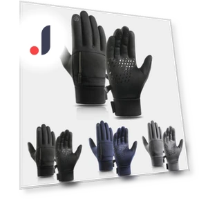 Non-Slip Cycling Gloves with Touchscreen Connector Buckle — Gloves, MUQZI