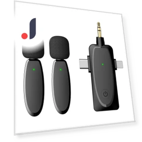 Plug And Play 3-in-1 Lapel Microphone — Audio Capture Devices, Essager Electronic