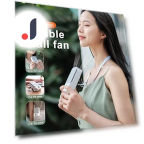 Portable Mini Fan — Portable USB Fans, A powerful man