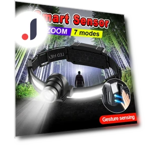 Powerful Zoomable Headlamp — Flashlights, paweinuo 03