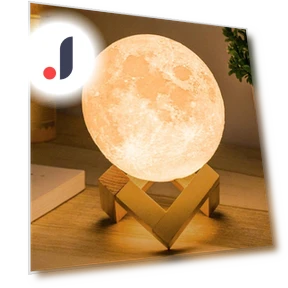 Rechargeable LED Moon Lamp — Night Lights, Yiran Furniture