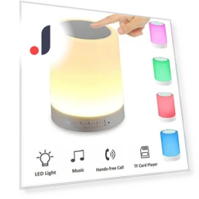 Smart Music Lamp Bluetooth Speaker — Portable Audio, Factory Discount Outlet