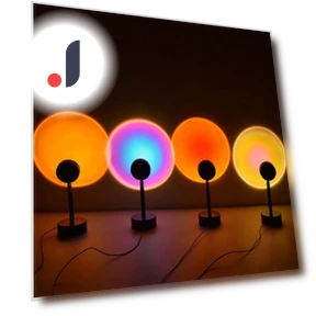 Smart Rainbow Sunset Projector Lamp — Outdoor Light Projectors, Zhou Yajin