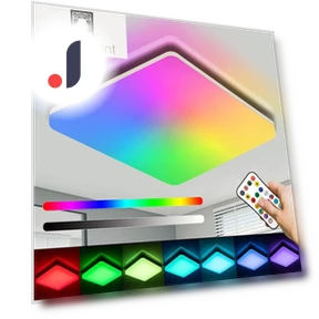 Smart RGB LED Ceiling Light Panel — Overhead Lighting, Your Warm Home